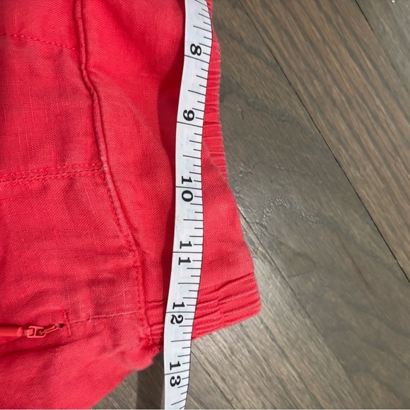 ATHLETA Playa Linen Wide Leg Crop Pants Passion Fruit Coral. Size 4 - Picture 10 of 11